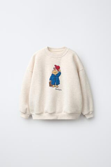 ZARA ХУДИ С ПРИНТОМ PADDINGTON™, ПЕСОЧНЫЙ МЕЛАНЖ