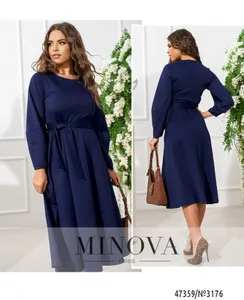 Платье 3176-синий Minova