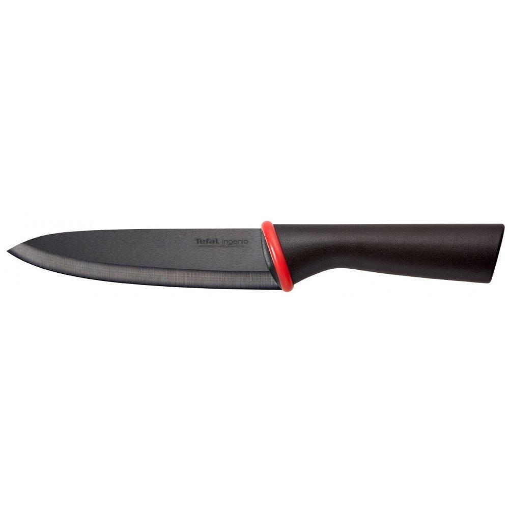 Нож поварской Tefal Ingenio Black K1520214