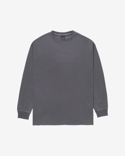 Лонгслив Garment Dyed графитовый