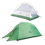 ПАЛАТКА NATUREHIKE СВЕРХЛЕГКАЯ + КОВРИК CLOUD UP NH17T001-T, 20D