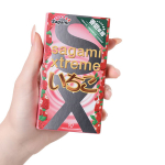 Презервативы c ароматом клубники Sagami Xtreme Strawberry 10шт
