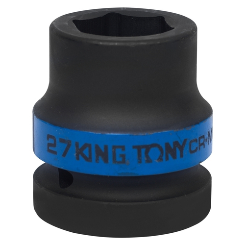 KING TONY (853527M) Головка торцевая ударная шестигранная 1", 27 мм
