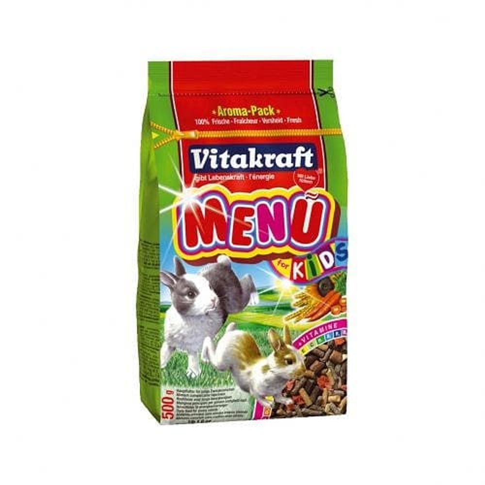 Vitakraft Корм для кроликов молодых MENU KIDS 500 г Vitakraft Корм для кроликов молодых MENU KIDS 500 г