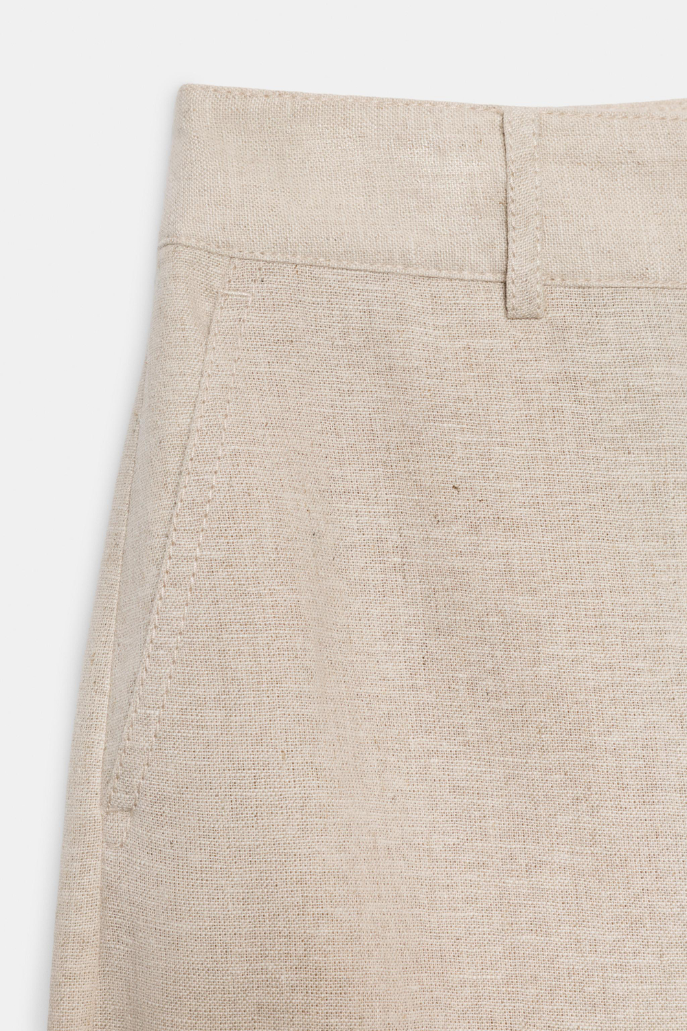 БРЮКИ BARREL ИЗ ЛЬНЯНОГО МИКСА — ZARA