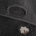 Полотенце из органического хлопка Pure Cotton 80х150 темно-серый