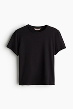 Облегающая футболка в рубчик - H&M
