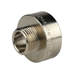 Переход с внутренней резьбы на наружную STOUT SFT 0008 - 1" x 1/2" (латунь никелированная)