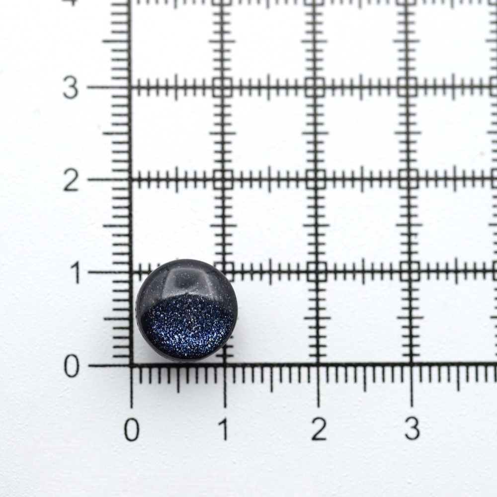 Пуговицы на ножке 18L=11 мм, пластик (col.03 т.синий), 72 шт, CR P-45