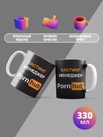 Кружка с принтом "Кастинг менеджер"