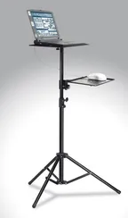 K&M 12150-000-55 стойка для ноутбука с полкой