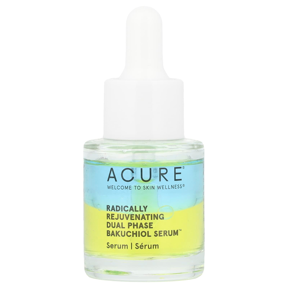 ACURE, Radically Rejuvenating, двухфазная сыворотка с бакучиолом, 20 мл (0,67 жидк. унции)