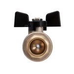 Кран шаровой Hoobs Orion 1/2" внутренняя-наружная (бабочка)