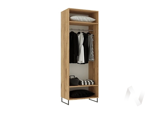 Шкаф 2-х ств. 800 Гостиная Нэнси LOFT (ЛДСП) (дуб крафт)