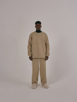 Drawstring Sweatshirt Oxford Tan