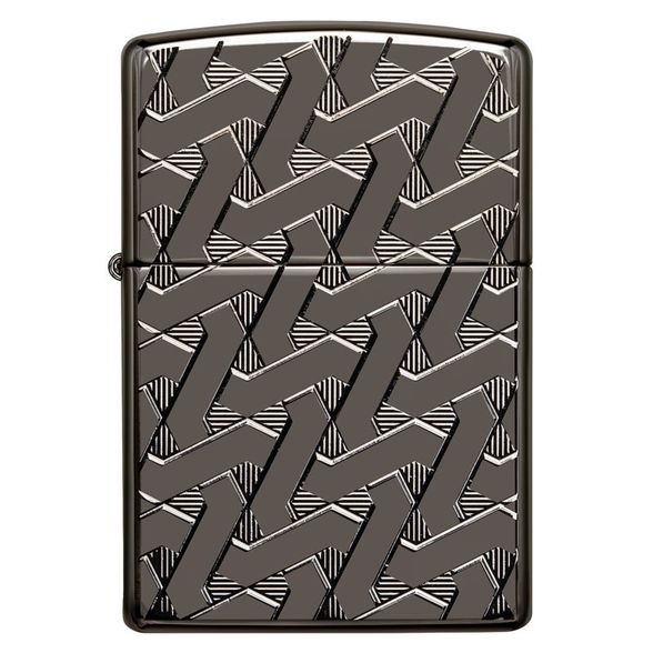 Цена наЗажигалка ZIPPO 49173 Armor с покрытием High Polish Black Ice, латунь/сталь, чёрная, глянцевая, 36x12x56 мм