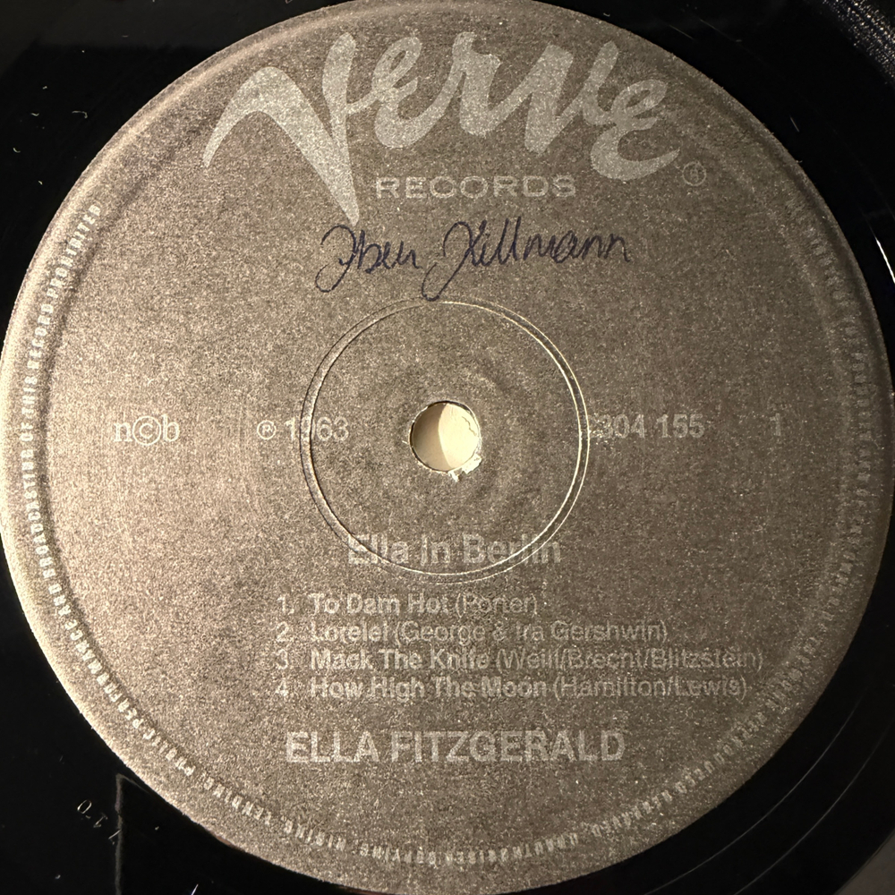 Ella Fitzgerald ‎– Mack The Knife - Ella In Berlin (Скандинавия 1981г.)