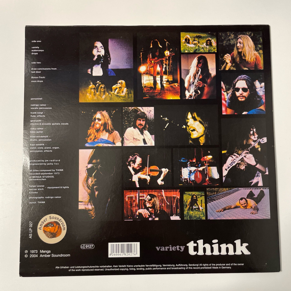Винтажная виниловая пластинка LP Think Variety (Германия 2004)