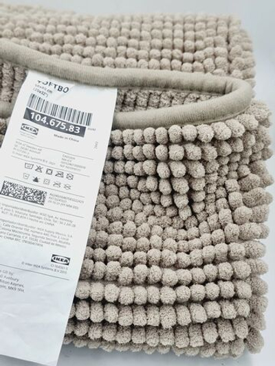 Коврик для ванной IKEA TOFTBO темно-бежевый 50x80 см. (из Финляндии)