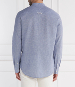 Рубашка MAO LINEN BLEND Tommy Jeans - голубой(DM0DM18964)
