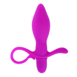 Силиконовый анальный стимулятор 13,3см с вибрацией Baile Pretty Love Taylor BI-014287