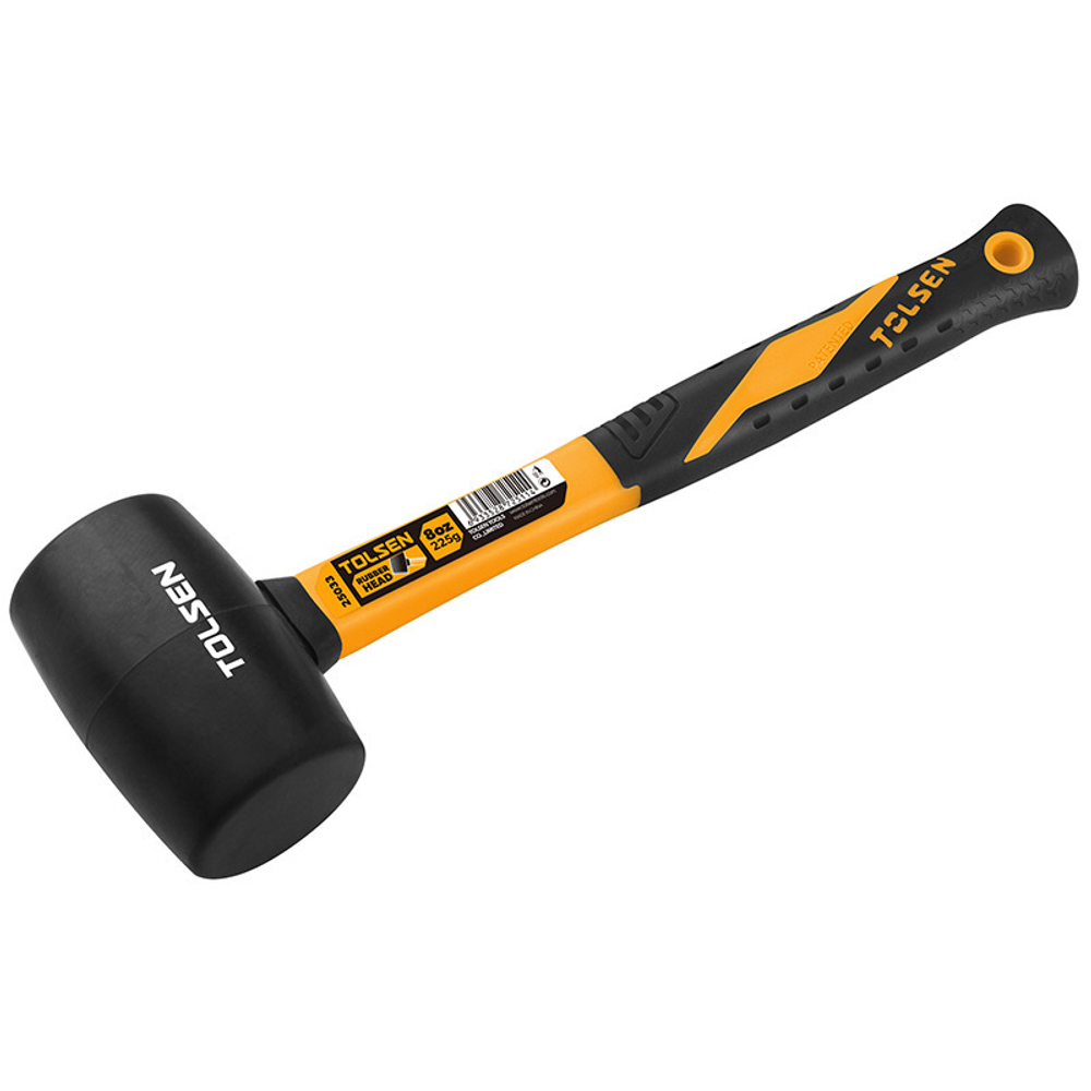 TOLSEN (TT25038) Киянка "GRIPro" 900 г, фибергласовая рукоятка, черная