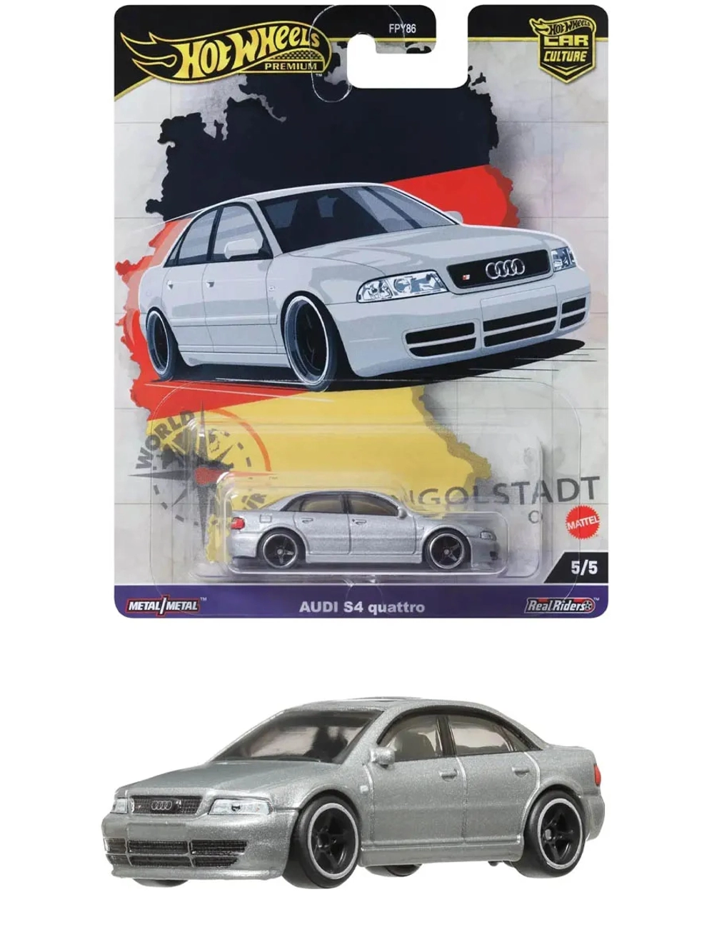 Машинка Хот Вилс Премиум Audi S4 Quattro FPY86 HRV81
