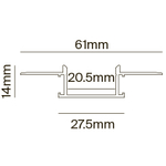 Профиль Led Strip ALM011S-2M