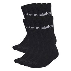 Теннисные носки Adidas Linear Cushioned High 10P — black/white