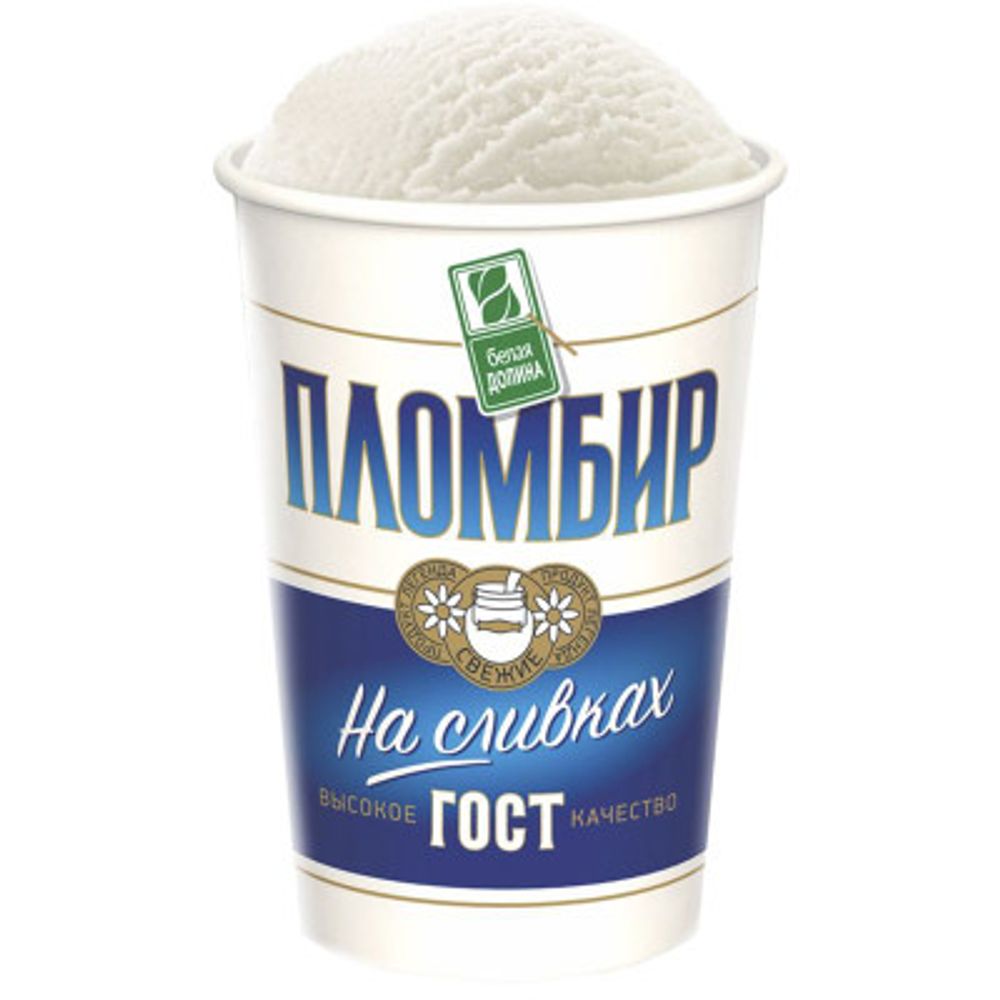 Мороженное Стакан бум. 80г ПЛОМБИР НА СЛИВКАХ ГОСТ 15%