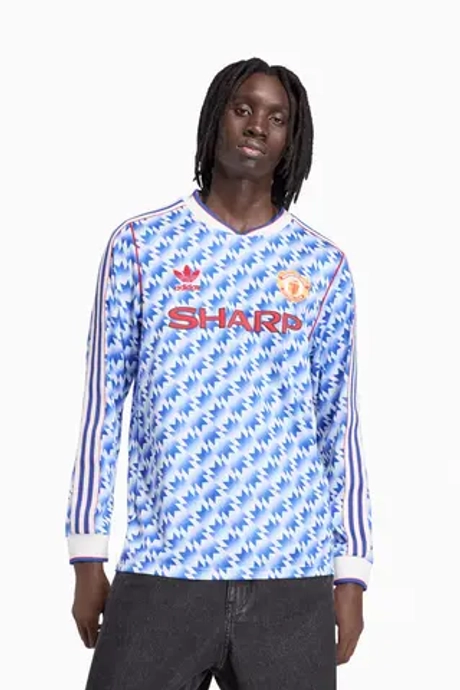 Футболка с длинными рукавами adidas Manchester United 1990 Away - синий