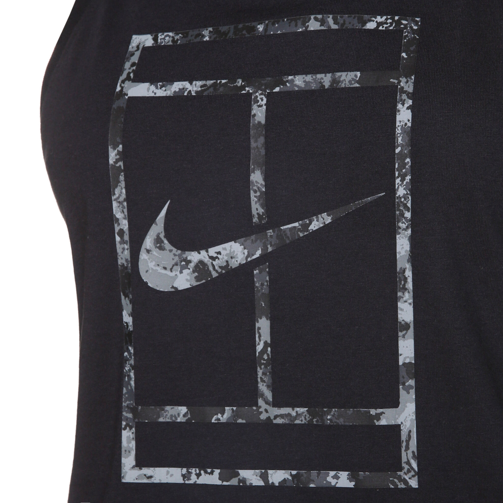 Женская теннисная майка Nike Court Tank Garden Party Tank Top Women - Black