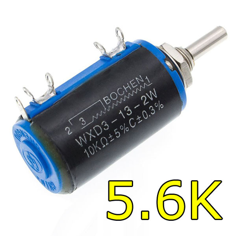 Потенциометр BOCHEN WXD3-13-2W 5.6K