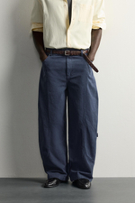 БРЮКИ RELAXED FIT С ШВАМИ — ZARA