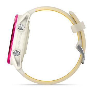 Garmin Forerunner 570 42 мм — малиновый корпус, ремешок слоновая кость/манго
