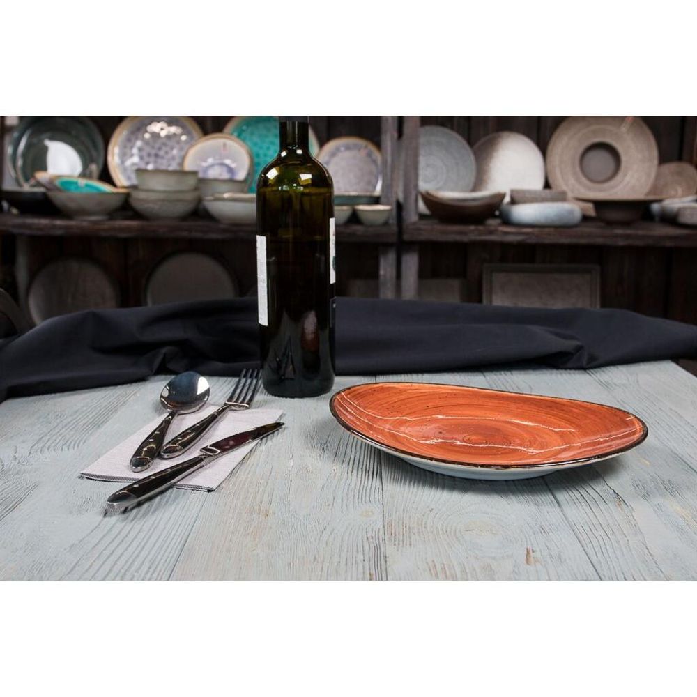 Тарелка 24,5*20 см Brown Shore Fusion P.L. Proff Cuisine [4]