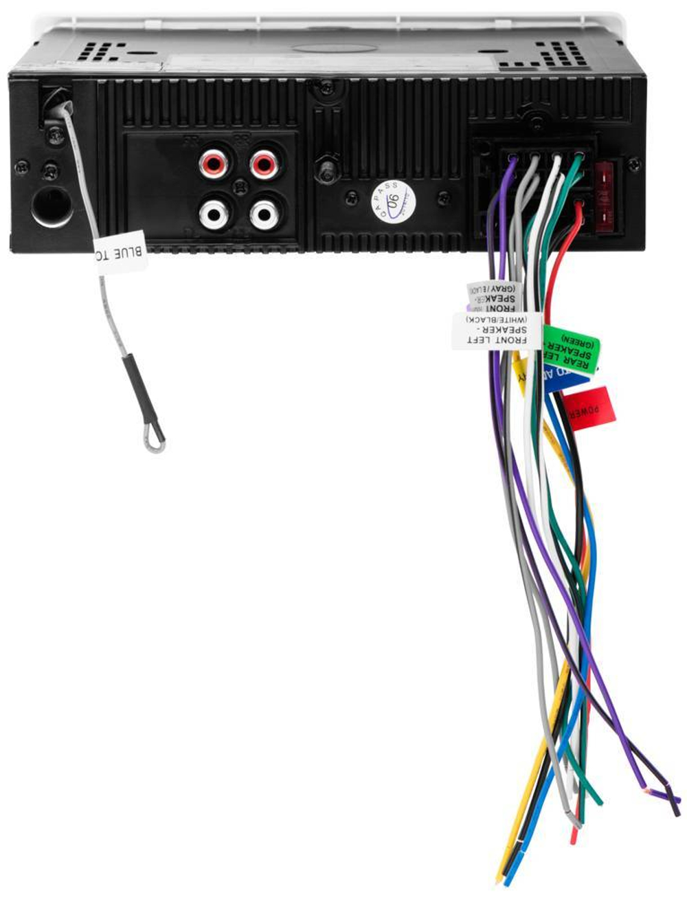 Магнитола Boss Audio Marine MR762BRGB, 60 Вт х4, белый