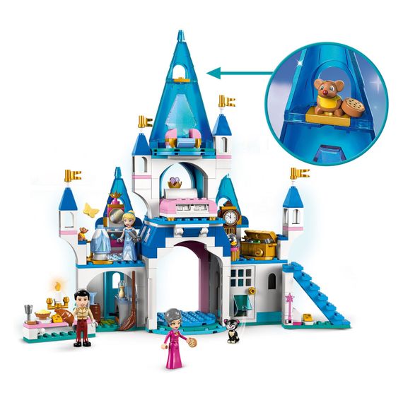 Lego konstruktor 43206 Cinderella and Prince Charming's Castle