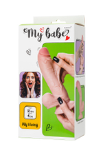 Реалистичный фаллоимитатор My Babe My Honey телесный 18 см