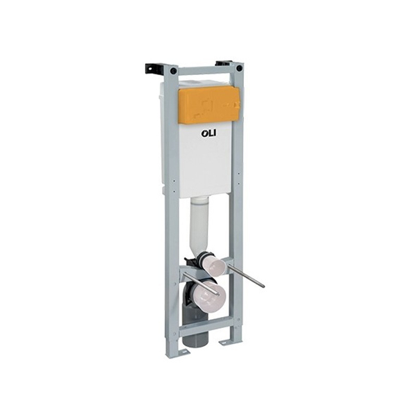 Узкая инсталляция для подвесного унитаза  Oli QUADRA Sanitarblock 30x115x18, механическая,   280490m