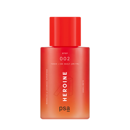 Тонер для сияния кожи с миндальной кислотой и лакрицей PSA Heroine Mandelic & Licorice Superfood Glow Toner