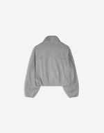 Женская куртка из фетра со сборкой по низу - BERSHKA