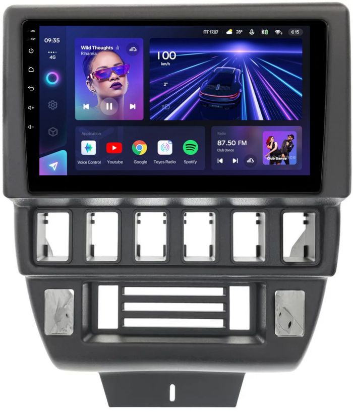 Магнитола для Lada 4x4, Urban, Bronto 1993-2019 - Teyes CC3 Android 10, Быстрая, CarPlay, SIM-слот