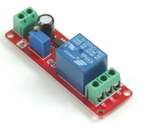 Реле таймер с задержкой ВКЛючения от 0 до 10 секунд 12V 10A / реле времени