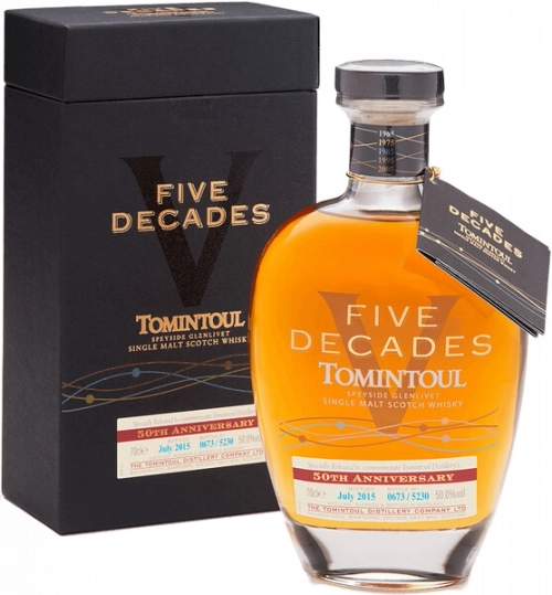 Виски Tomintoul Five Decades, 0.7 л
