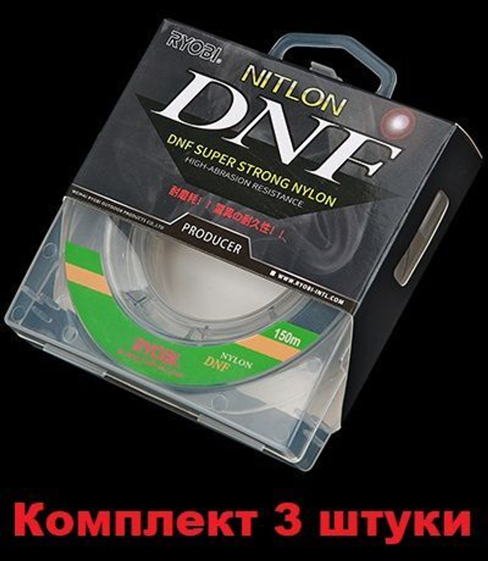 Леска рыболовная DNF 150m 0,305mm gray-03