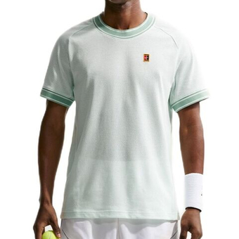 Мужская теннисная футболка Nike Court Heritage Tennis - barely green