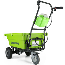Садовая тележка самоходная Greenworks Арт. 7400007, 40V, 106 л