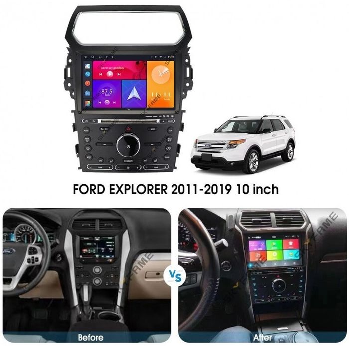 Магнитола для Ford Explorer 2011-2019 - Kuberg DUDU7 SF-1263 QLed+2K, Android 13, Быстрейшая, UIS7870 (DUDU7), CarPlay, SIM-слот