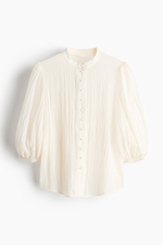 Блузка с рукавами-баллонами — стандартная длина - H&M